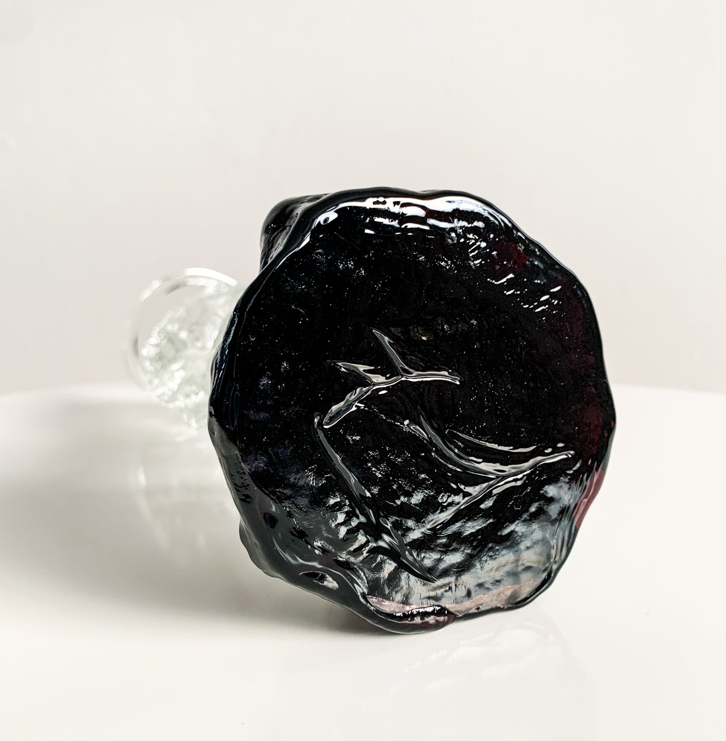 Art Glass Candle Holder & Figurine (20 cm), Humppila Finland