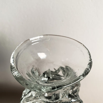 Art Glass Candle Holder & Figurine (20 cm), Humppila Finland