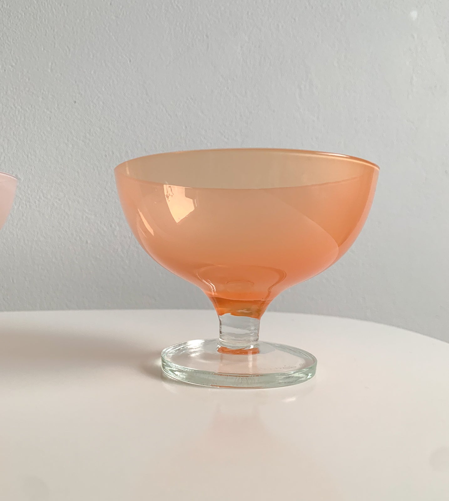 3 Glass dessert bowls by Pekka Paunila, Finland 2005