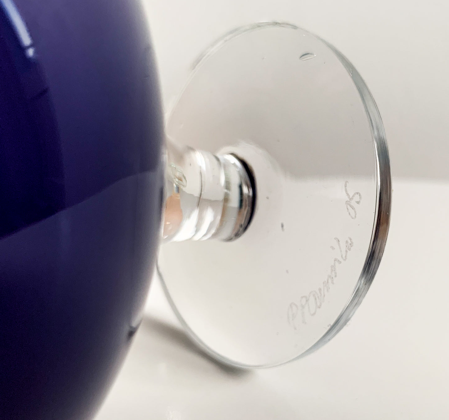 3 Glass dessert bowls by Pekka Paunila, Finland 2005