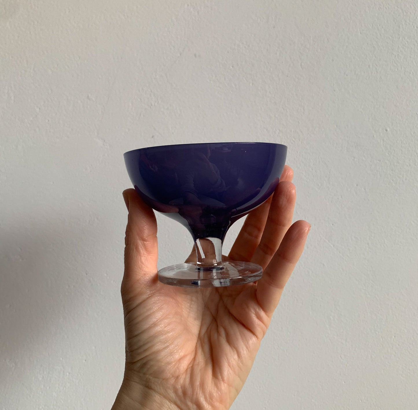 3 Glass dessert bowls by Pekka Paunila, Finland 2005