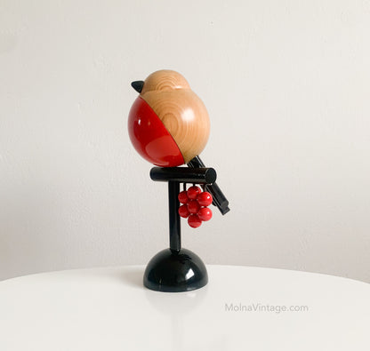 Satulintu wooden sculpture by Kaija Aarikka