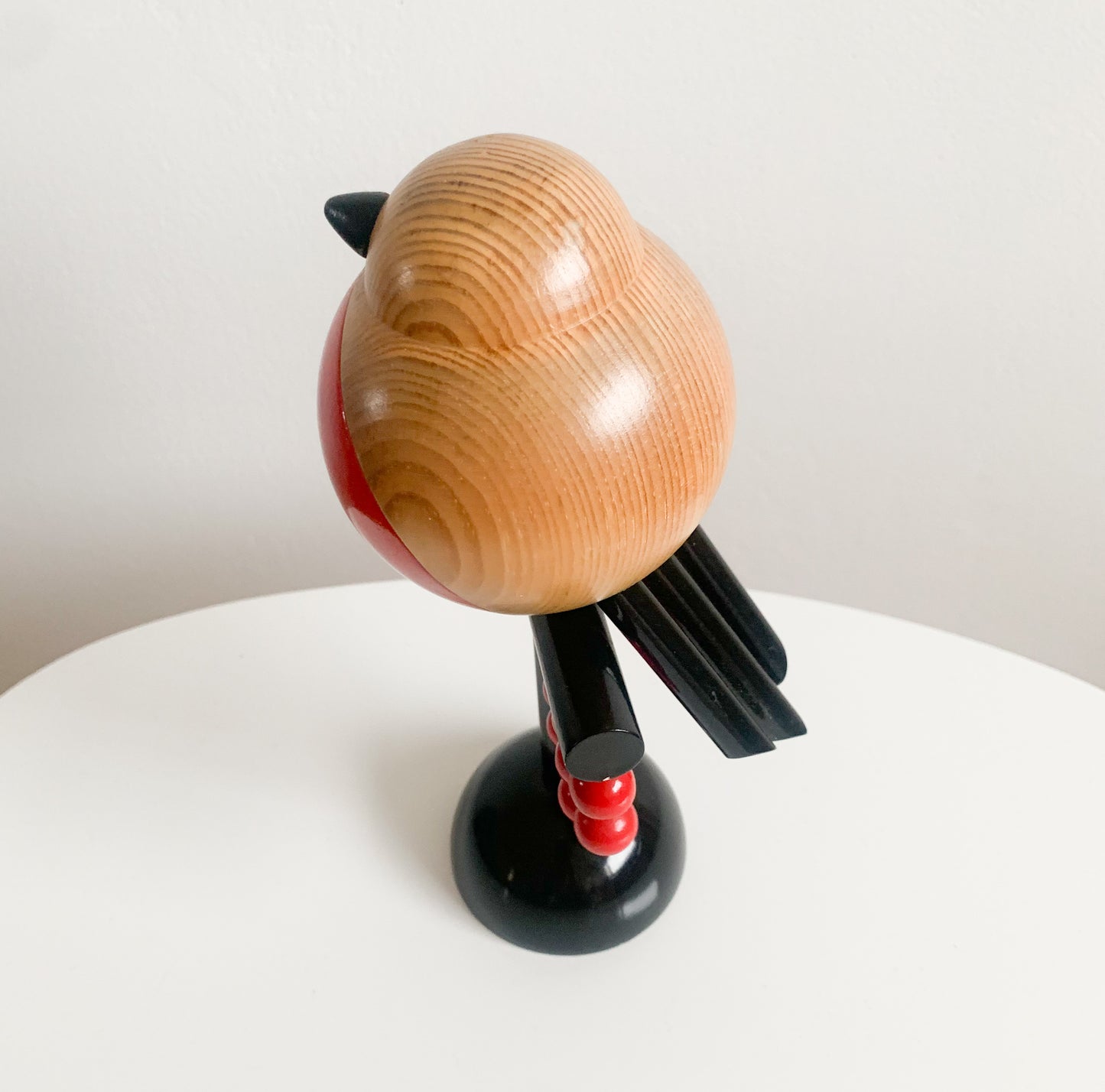Satulintu wooden sculpture by Kaija Aarikka