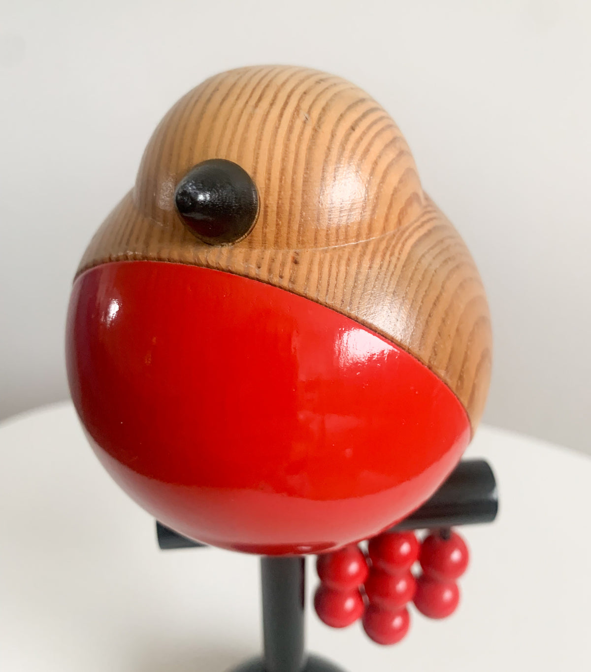 Satulintu wooden sculpture by Kaija Aarikka