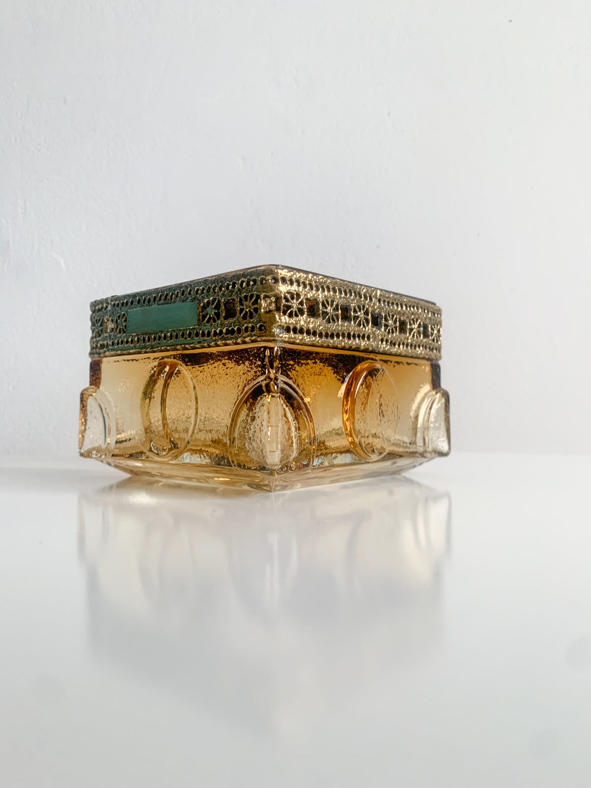 Brutalist Glass Bowl Lunar Eclipse Series by Pentti Sarpaneva