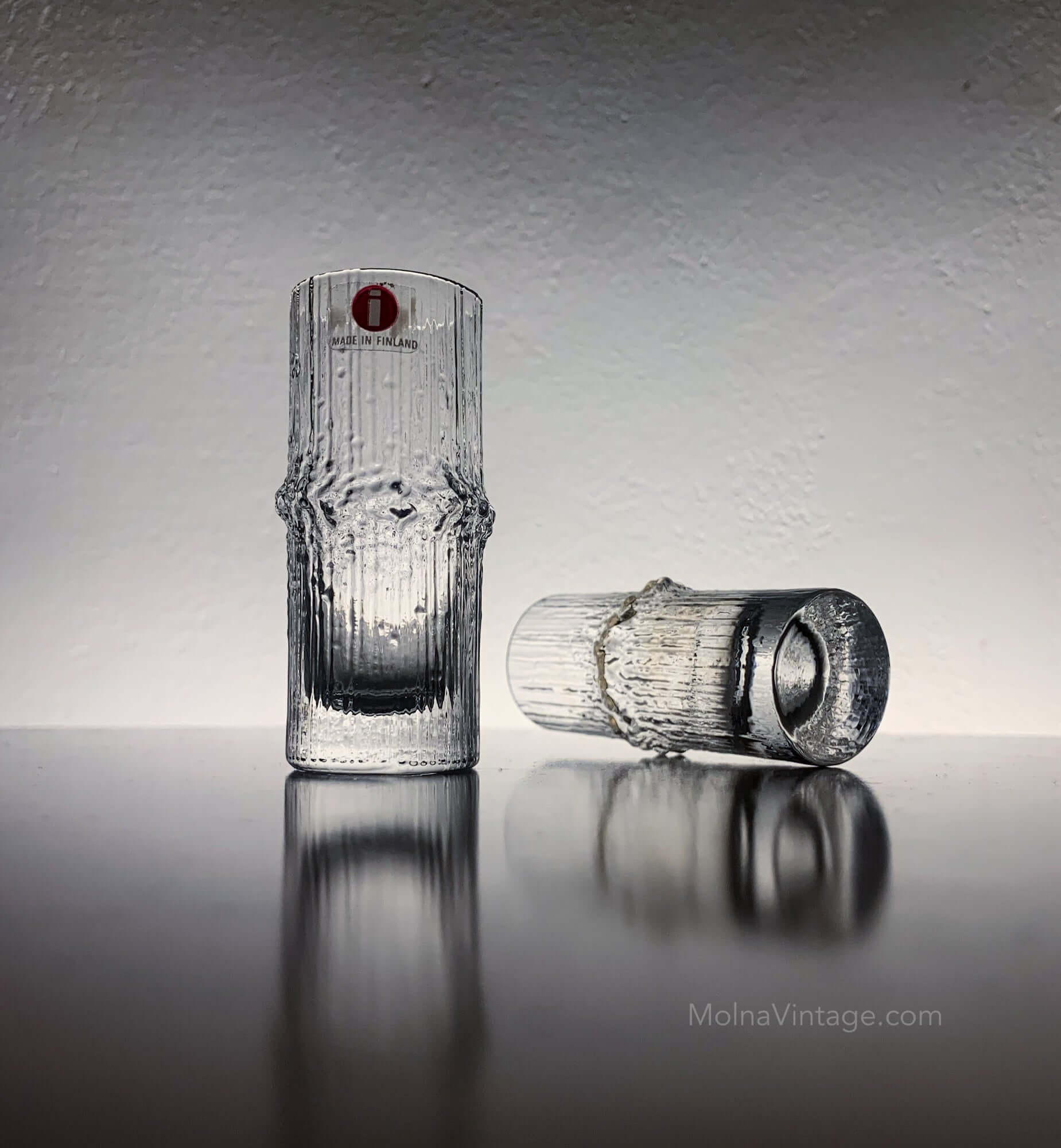 2 Iittala Niva Glasses by Tapio Wirkkala – Molna Vintage