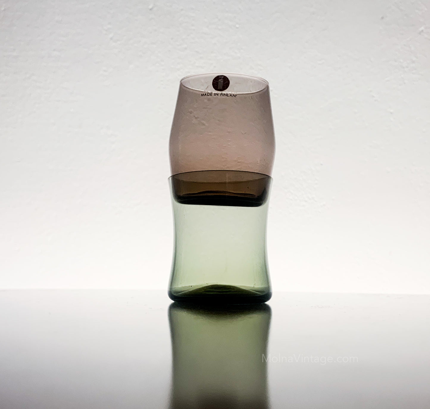 Pair of Iittala i-line glasses | Timo Sarpaneva