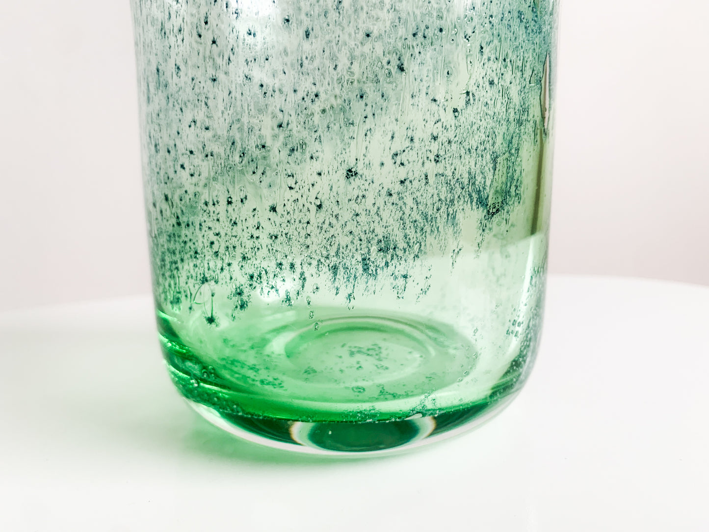 Heikki Orvola “Green Depth” Art Glass Vase, Nuutajärvi