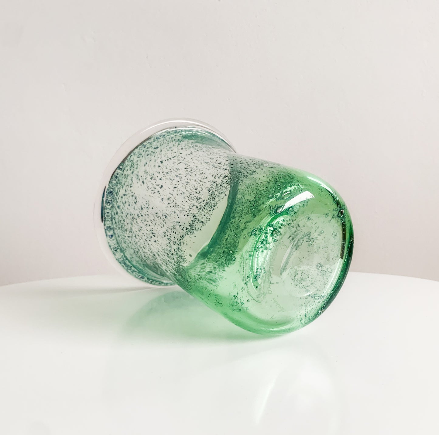 Heikki Orvola “Green Depth” Art Glass Vase, Nuutajärvi