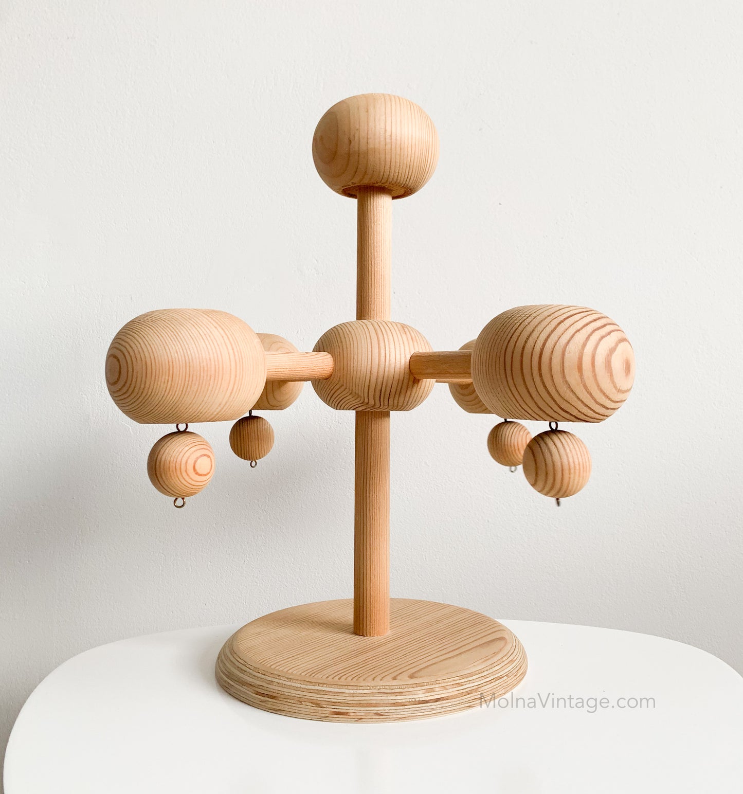 Tree of Life large wooden сandle holder by Kaija Aarikka