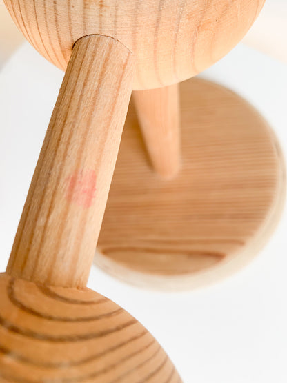 Tree of Life large wooden сandle holder by Kaija Aarikka