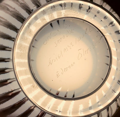 Orrefors Edvin Öhrström | Ariel Art glass object & bowl