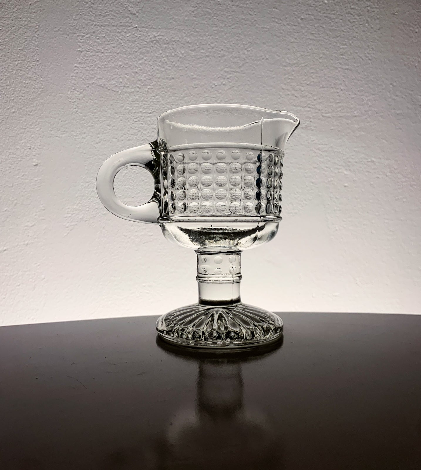 Riihimaen Lasi, Barokki Creamer by Erkki Siiroinen