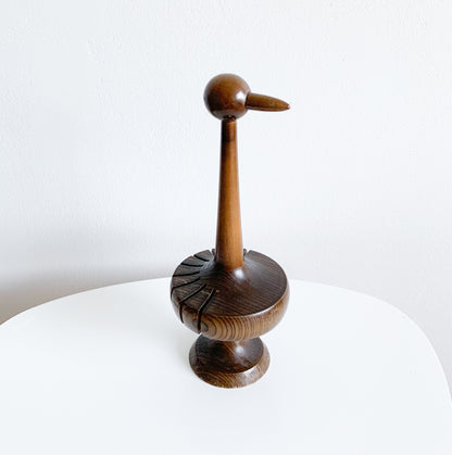 Wooden Bird Figurine 1970s | Paavo Asikainen