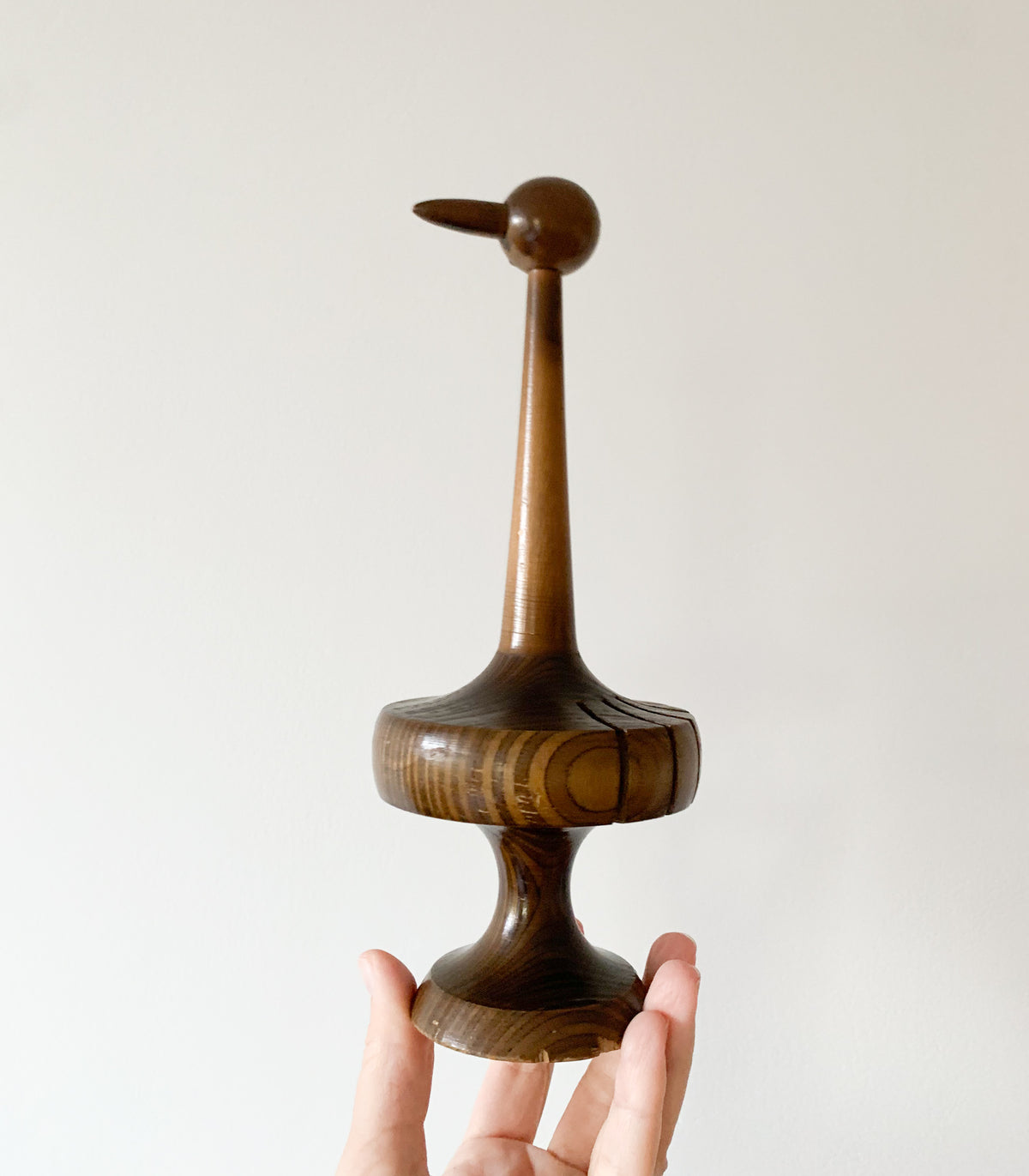 Wooden Bird Figurine 1970s | Paavo Asikainen