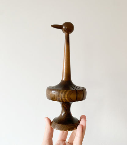 Wooden Bird Figurine 1970s | Paavo Asikainen