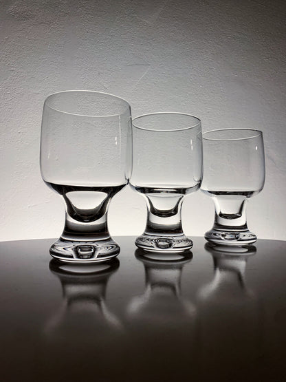 Tapio Wirkkala Iittala Finland, Trio “Joiku” wine glasses