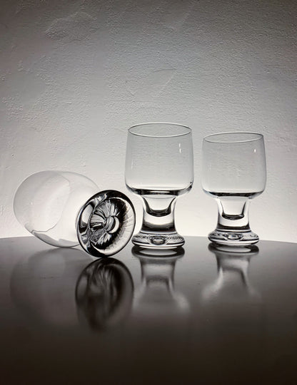 Tapio Wirkkala Iittala Finland, Trio “Joiku” wine glasses