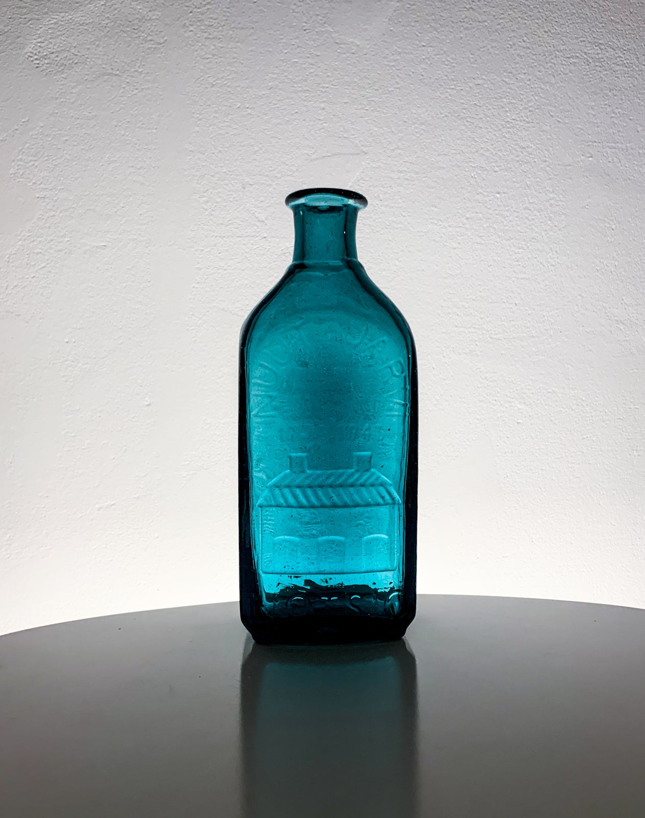 Nuutajärvi 150th Anniversary Art Glass Bottle, 1940s