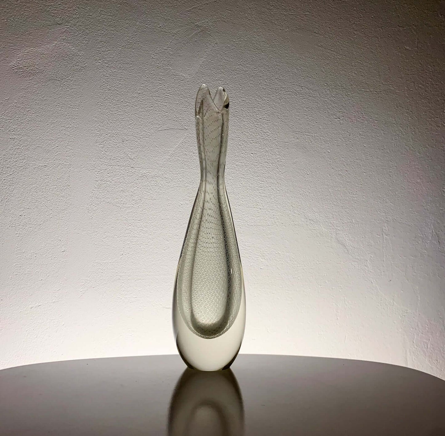 Mikko Helander Humppila | Bullicante crystal vase, Signed