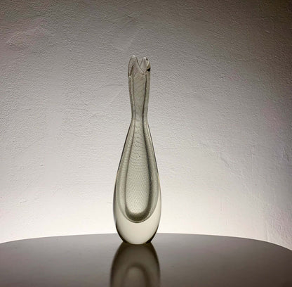 Mikko Helander Humppila | Bullicante crystal vase, Signed