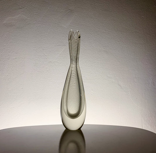 Mikko Helander Humppila | Bullicante crystal vase, Signed