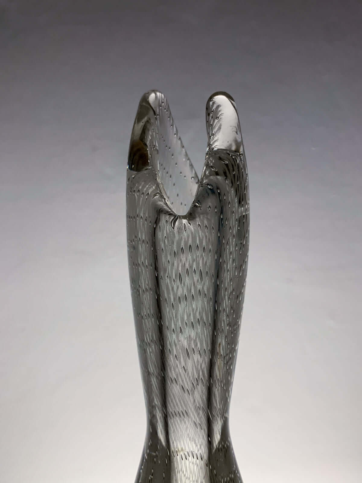 Mikko Helander Humppila | Bullicante crystal vase, Signed