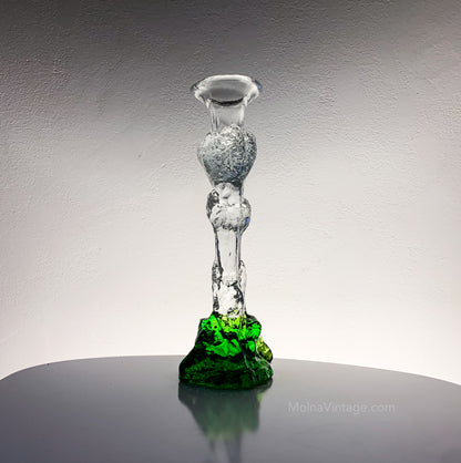 Art Glass Candle Holder & Figurine, 26 cm | Humppila Finland