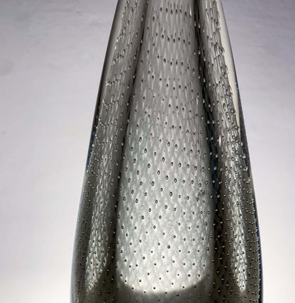 Mikko Helander Humppila | Bullicante crystal vase, Signed