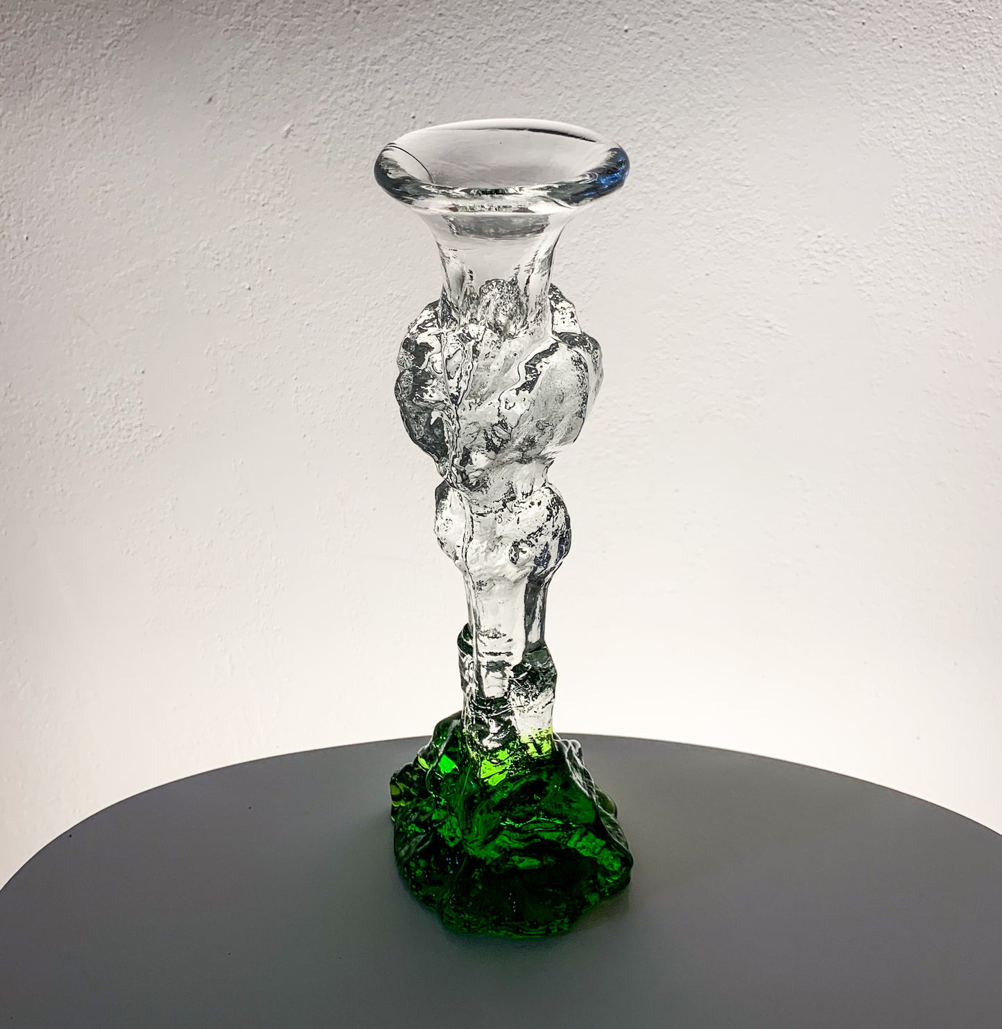Art Glass Candle Holder & Figurine, 26 cm | Humppila Finland