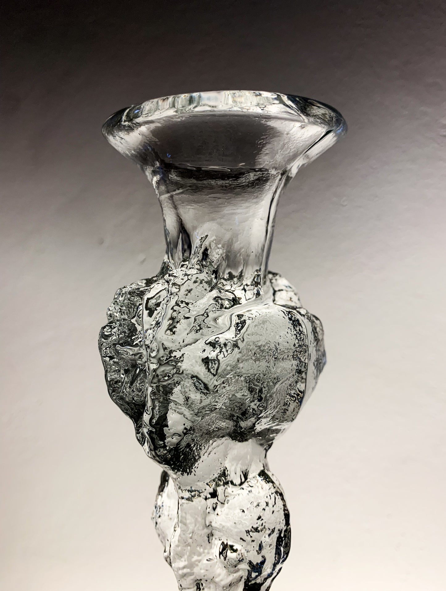 Art Glass Candle Holder & Figurine, 26 cm | Humppila Finland