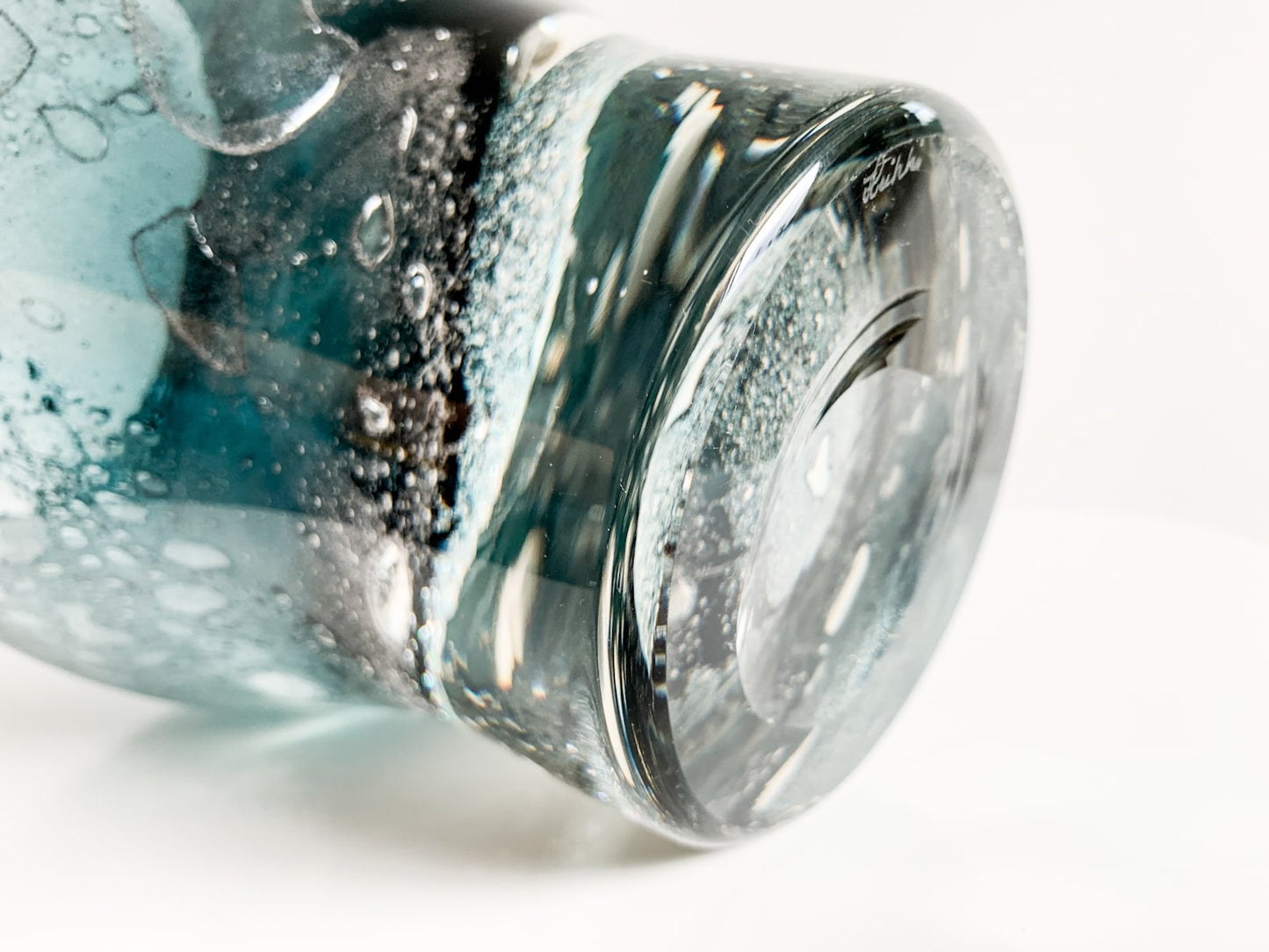 Heikki Orvola, Arabia, vintage vase Vulcano, 22cm, 1970s