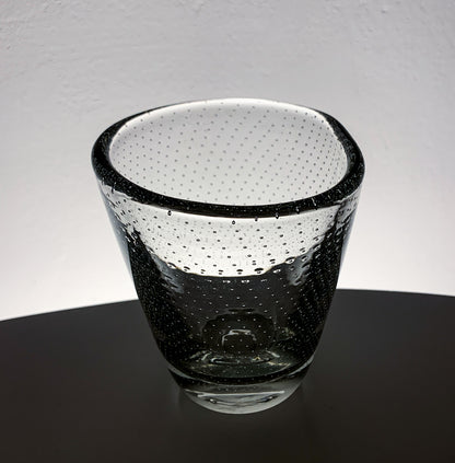 Gunnel Nyman | GN3 Bubble Glass Vase, Signed