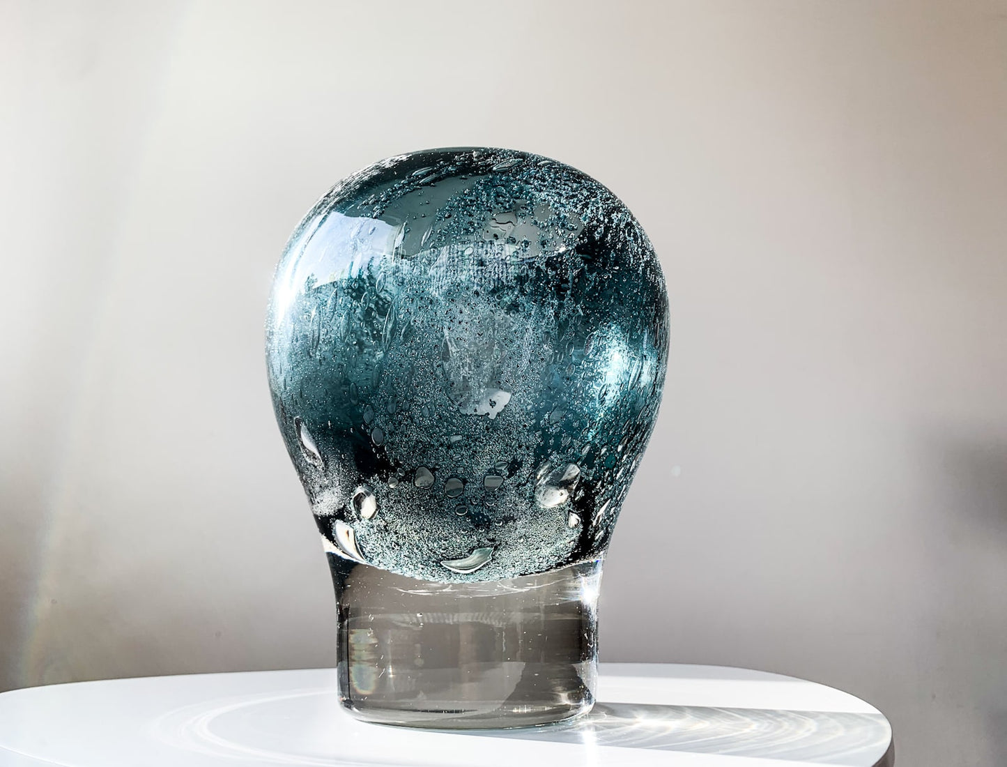Crystal art glass sculpture Made in Finland