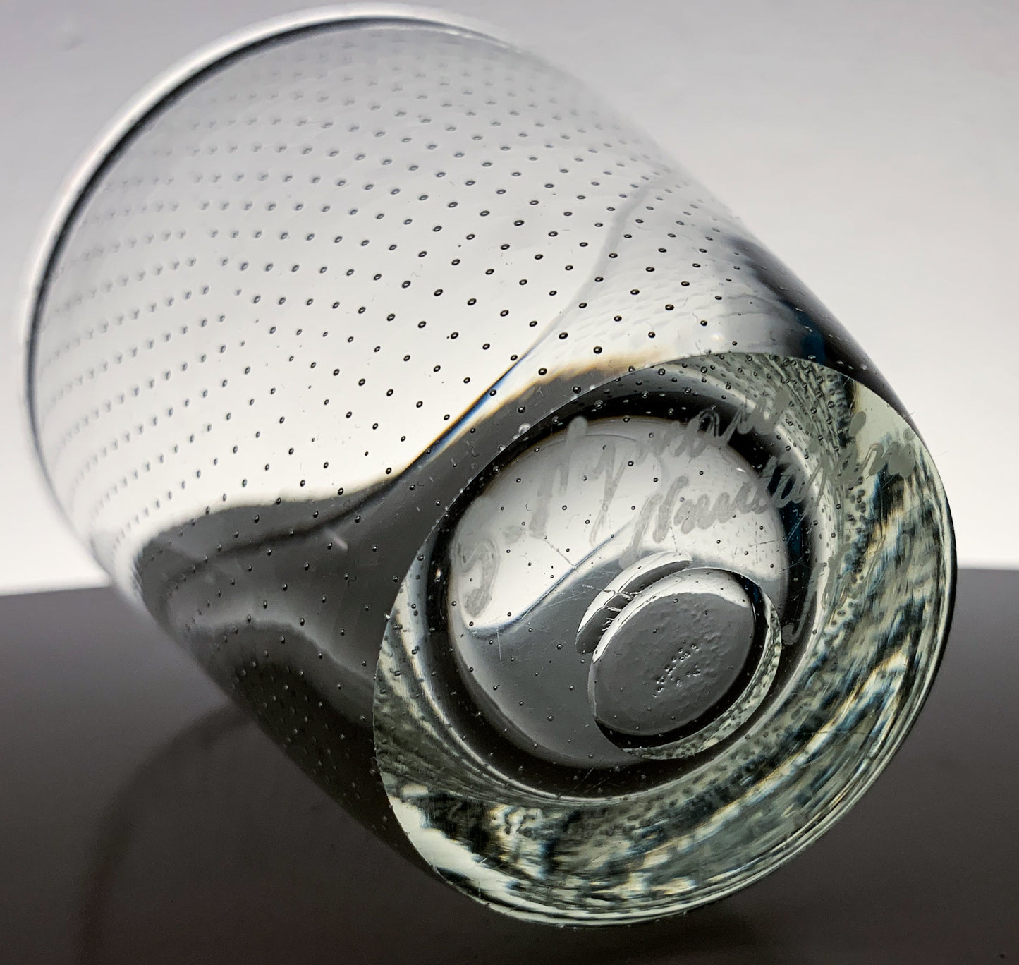 Gunnel Nyman | GN3 Bubble Glass Vase, Signed