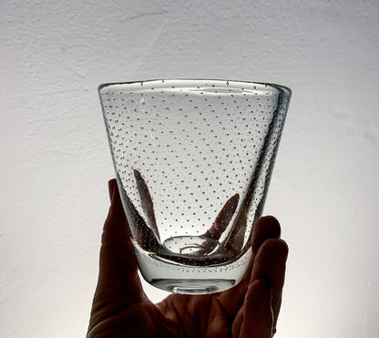 Gunnel Nyman | GN3 Bubble Glass Vase, Signed