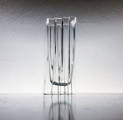Janus Vase Crystal Midcentury | Henrik Koivula Humppila | Molna Vintage