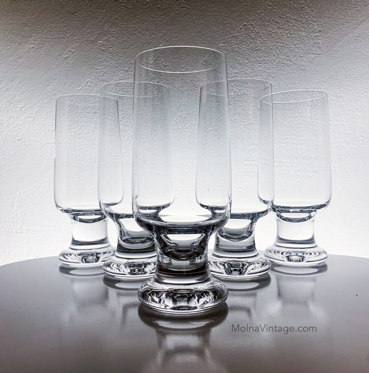 Joiku Beer Glasses Set 5 | Tapio Wirkkala ittala | Molna vintage