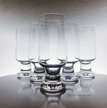 Joiku Beer Glasses Set 5 | Tapio Wirkkala ittala | Molna vintage