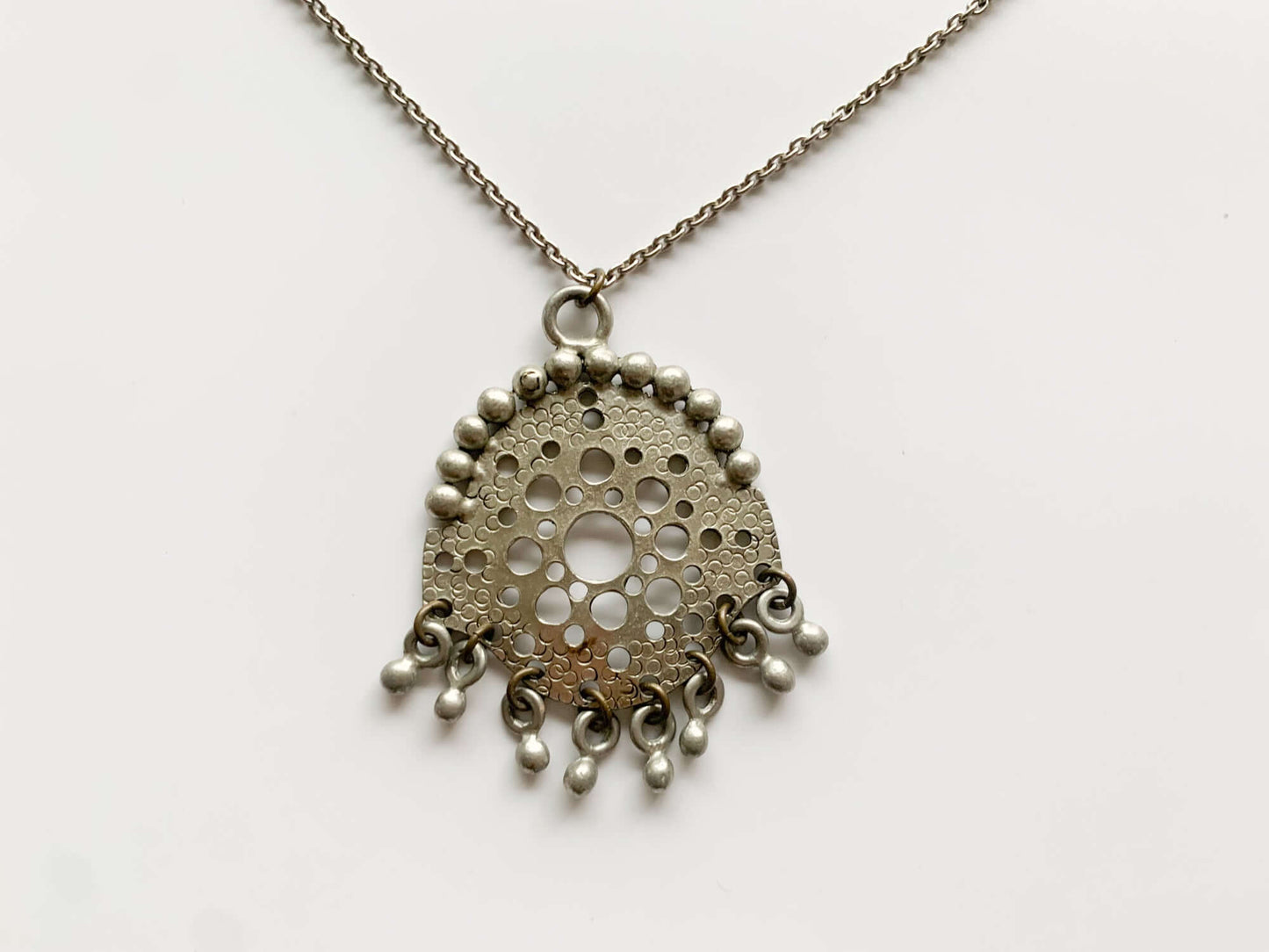 Juhani Vuorisalmi | Pewter Pendant Necklace | Molna Vintage