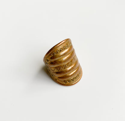 Kalevala Koru Finland | Pernio Bronze Ring | Molna Vintage