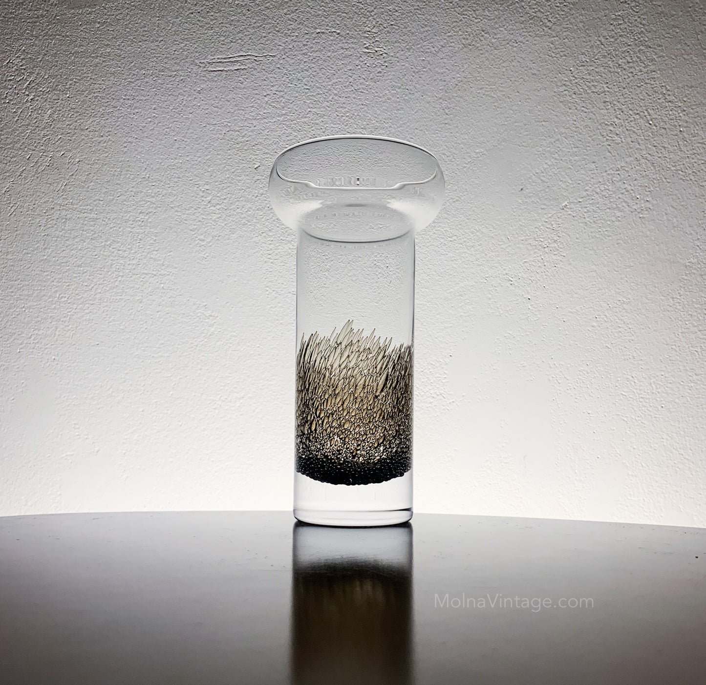 Kanerva Glass Vase | Bjorn Wekstrom Nuutajarvi Finland | Molna Vintage