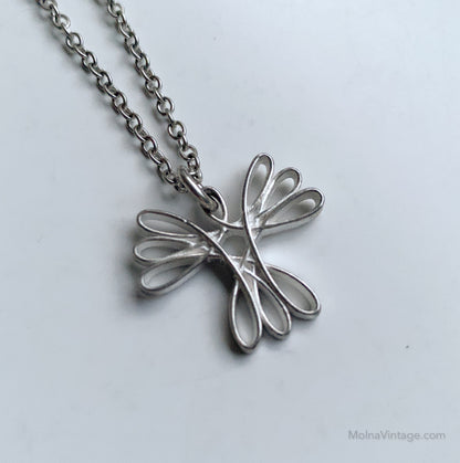 Kosketus Silver Pendant Necklace | Kalevala Koru | Molna Vintage