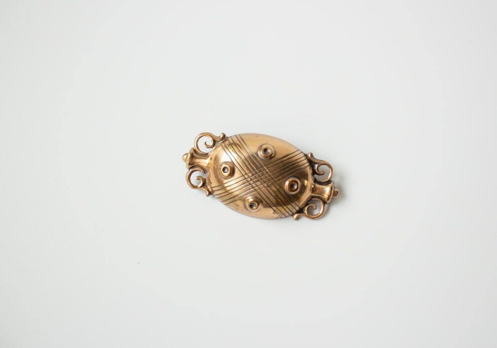 Ladybird Bronze Brooch | Kalevala Koru Germund Paaer | Molna Vintage