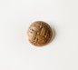 Large Bronze Brooch Hannunvaakuna | Kalevala Koru Finland | Molna Vintage