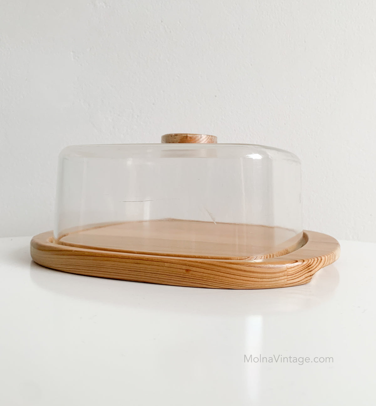 Lindholm Finland Serving Wooden Dish | Cheese keeper | Molna Vintage
