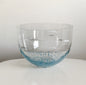 Lindshammar Glass bowl with blue speckled base | Catharina Aselius Lidbeck | Molna Vintage