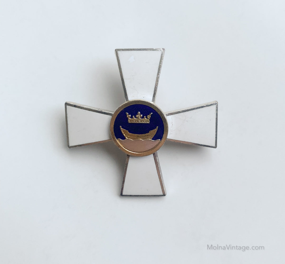 Military Badge | Finnish Forces Guard Jaeger Cross | Molna Vintage