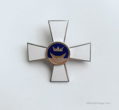 Military Badge | Finnish Forces Guard Jaeger Cross | Molna Vintage