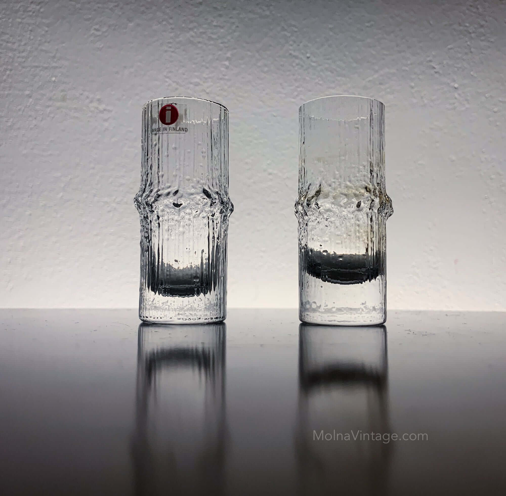 2 Iittala Niva Glasses by Tapio Wirkkala – Molna Vintage